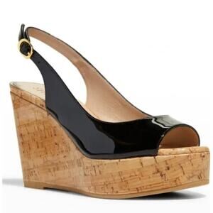 Stuart Weitzman Riveria Platform Wedge, Size 9.5